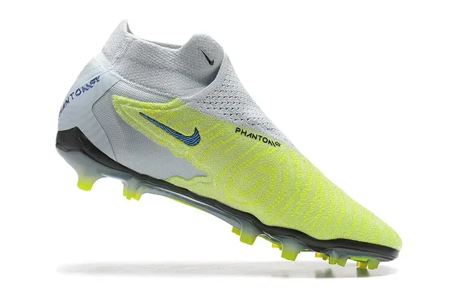 Nike Phantom GT Neon Yellow White Firm-Ground Soccer Shoes 4