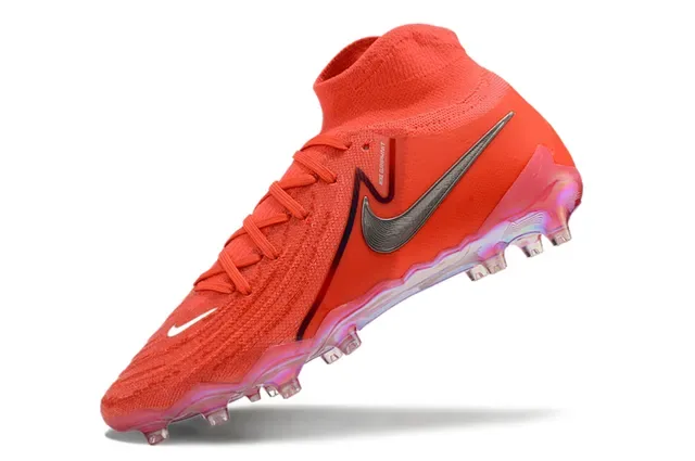 Nike Phantom GT Orange Silver Translucent Firm-Ground Soccer Shoes 3