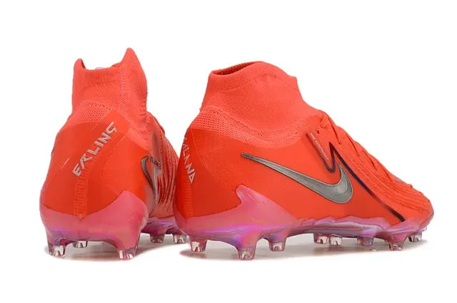 Nike Phantom GT Orange Silver Translucent Firm-Ground Soccer Shoes 5