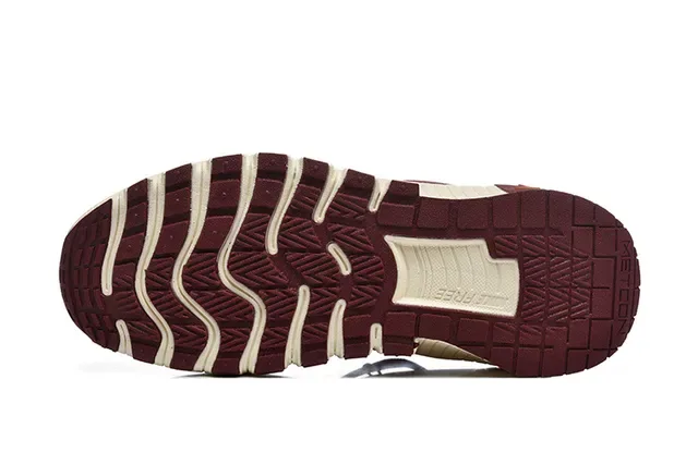 Nike Purple Beige Knit Upper Sculpted Ribbed Midsole Lifestyle Sneakers 5