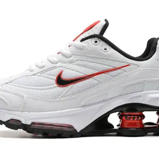 Nike Shox NZ أحذية رياضية lifestyle بيضاء، سوداء، حمراء