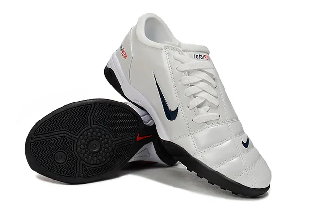 Nike Total 90 III White Navy Red ইন্ডোর সকার জুতা 4