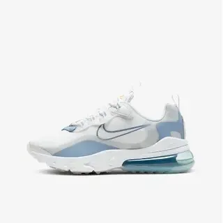 Nike Blanc Bleu Sculpté Semelle intermédiaire Visible Air Unit Style de vie Baskets