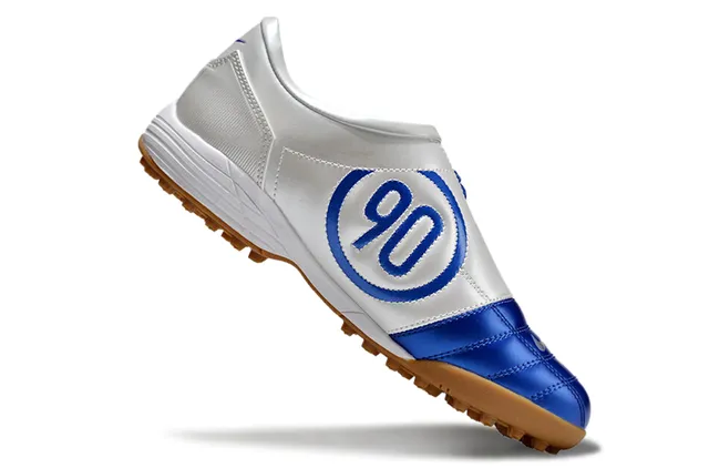 Nike Sapatos de futebol para relva branco e verde low-top acolchada sintética superior 16