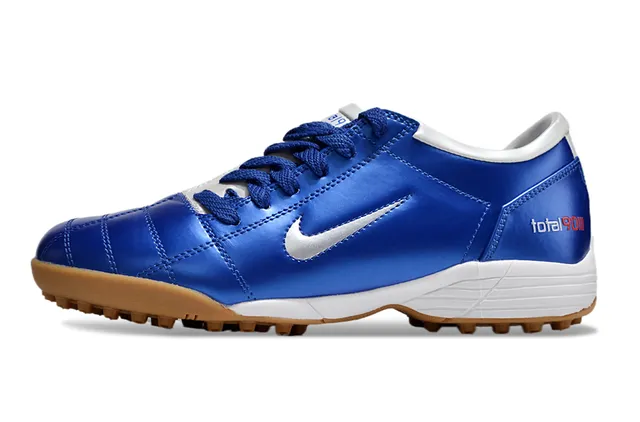 Nike Sapatos de futebol para relva branco e verde low-top acolchada sintética superior 22