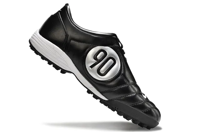 Nike Sapatos de futebol para relva branco e verde low-top acolchada sintética superior 23