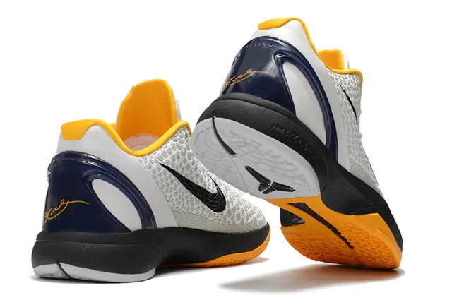 Nike White Orange Textured Honeycomb Upper Low-Top Silhouette Basketball Shoes 2