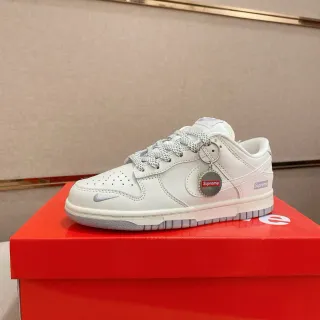 Nike x Supreme Dunk Low Off-White أحذية أسلوب حياة