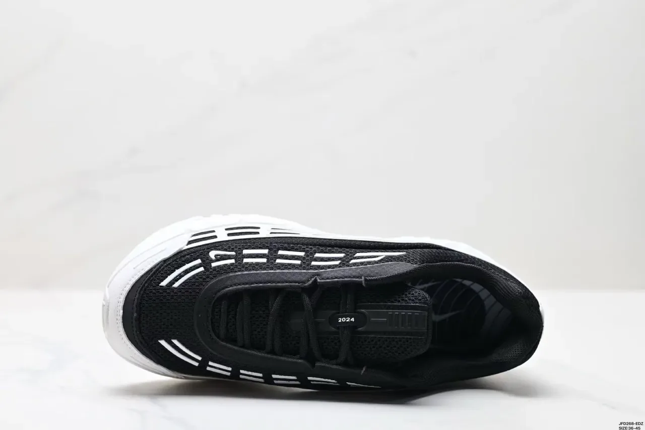 Nike Zoom 2K أسود أبيض الموجية الطبقية القفص الشبكي العلوي حذاء أسلوب حياة 7