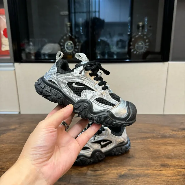 Nike Zoom 2K Off-White Black Chunky Sneakers 24
