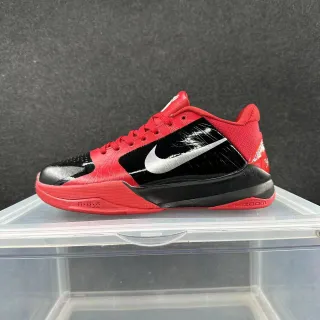 Nike Zoom Kobe IV लाल काला चांदी बास्केटबॉल जूते