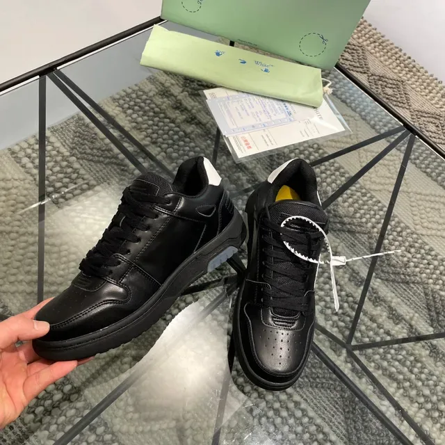 Off-White Chaussures lifestyle noires avec logo de flèche diagonale et orteil perforé 7