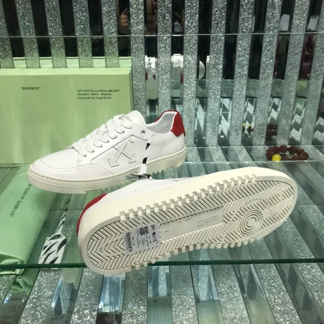 Off-White 对角箭头 白红 生活方式运动鞋 2