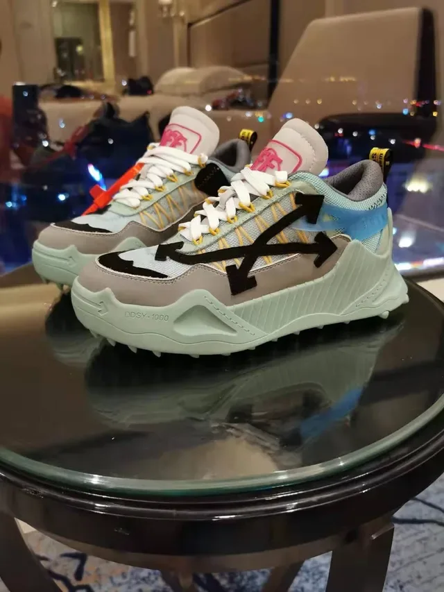 Off-White Verde Beige Suela Gruesa Correa Zip-Tie Industrial Zapatillas Lifestyle 2