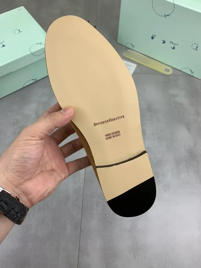 Off-White Penny Loafer Mustard Suede Loafers 3