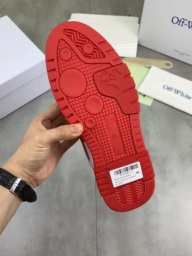 Off-White The Ten 白红解构生活方式运动鞋 2