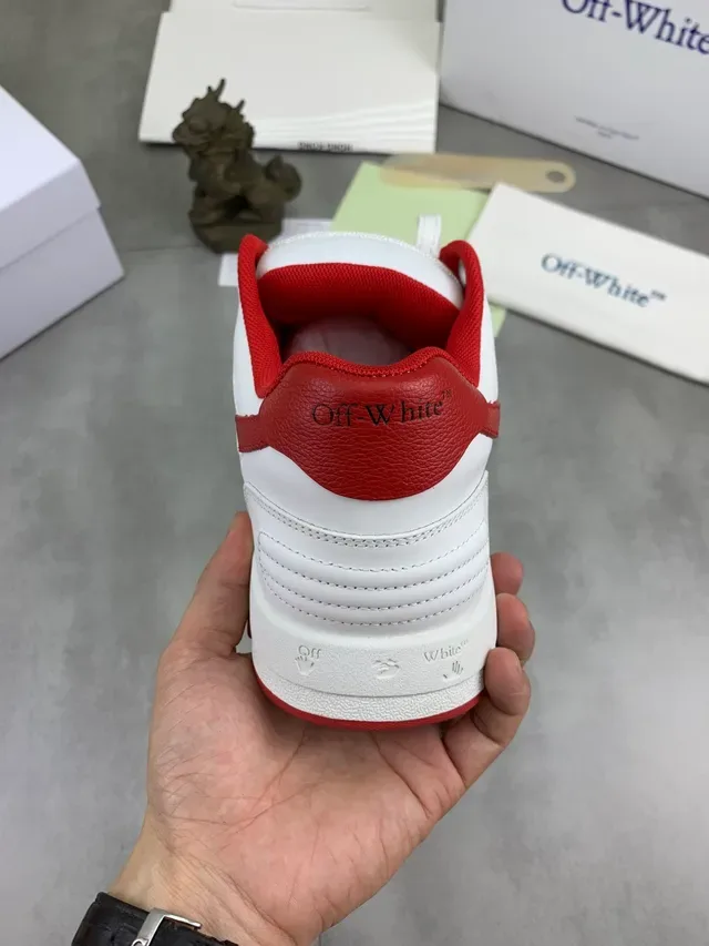 Off-White The Ten 白红解构生活方式运动鞋 3