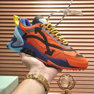 Off-White x Nike Air Zoom Terra Kiger 5 Orange Blue Yellow Lifestyle Sneakers