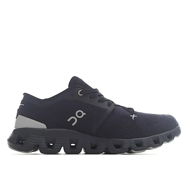 On Cloudmonster Negro y Gris Zapatillas de Running 6