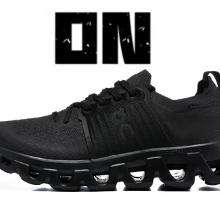 On Cloudmonster Black Running Shoes