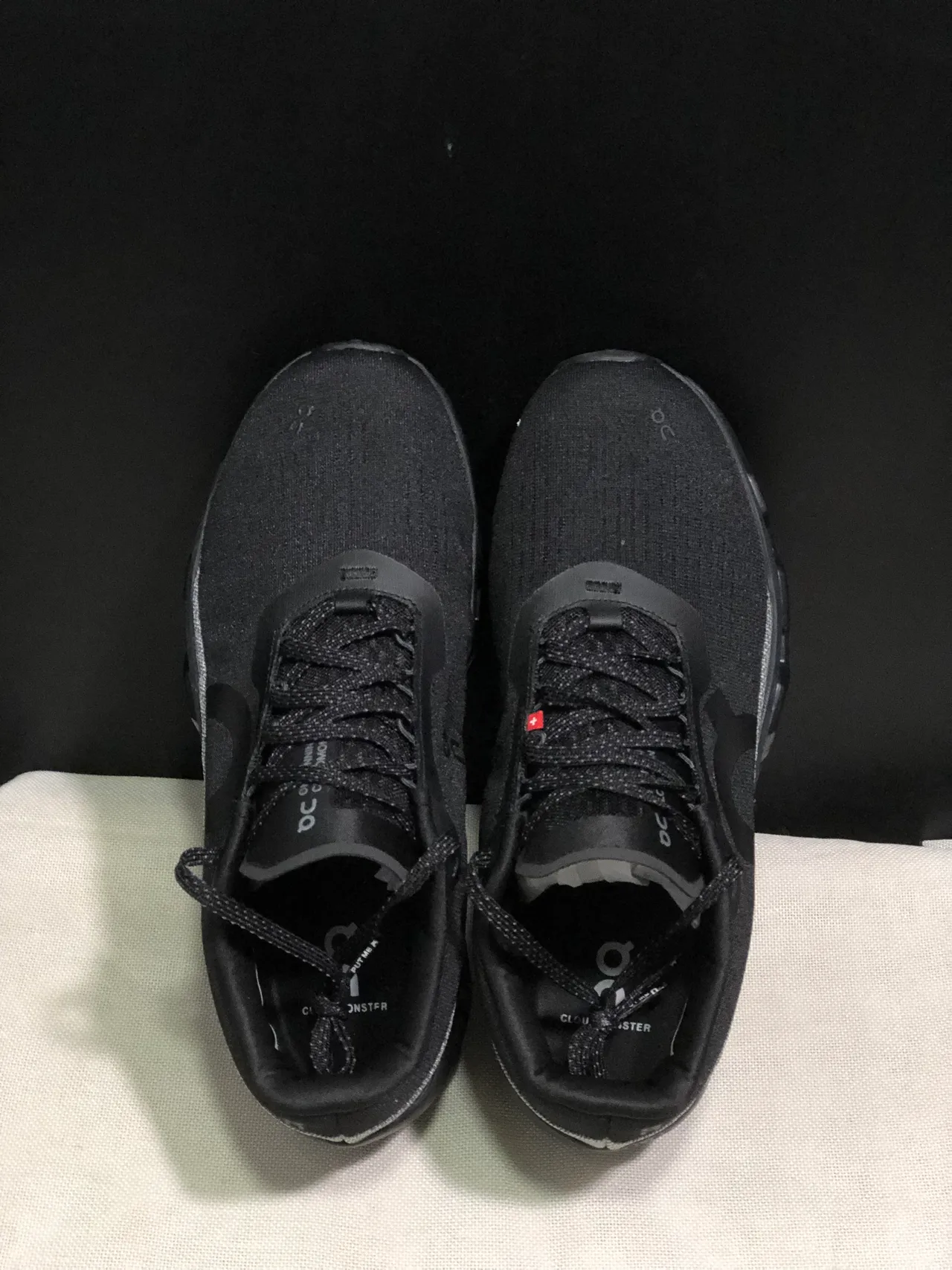 On Cloudmonster Black Running Shoes 9