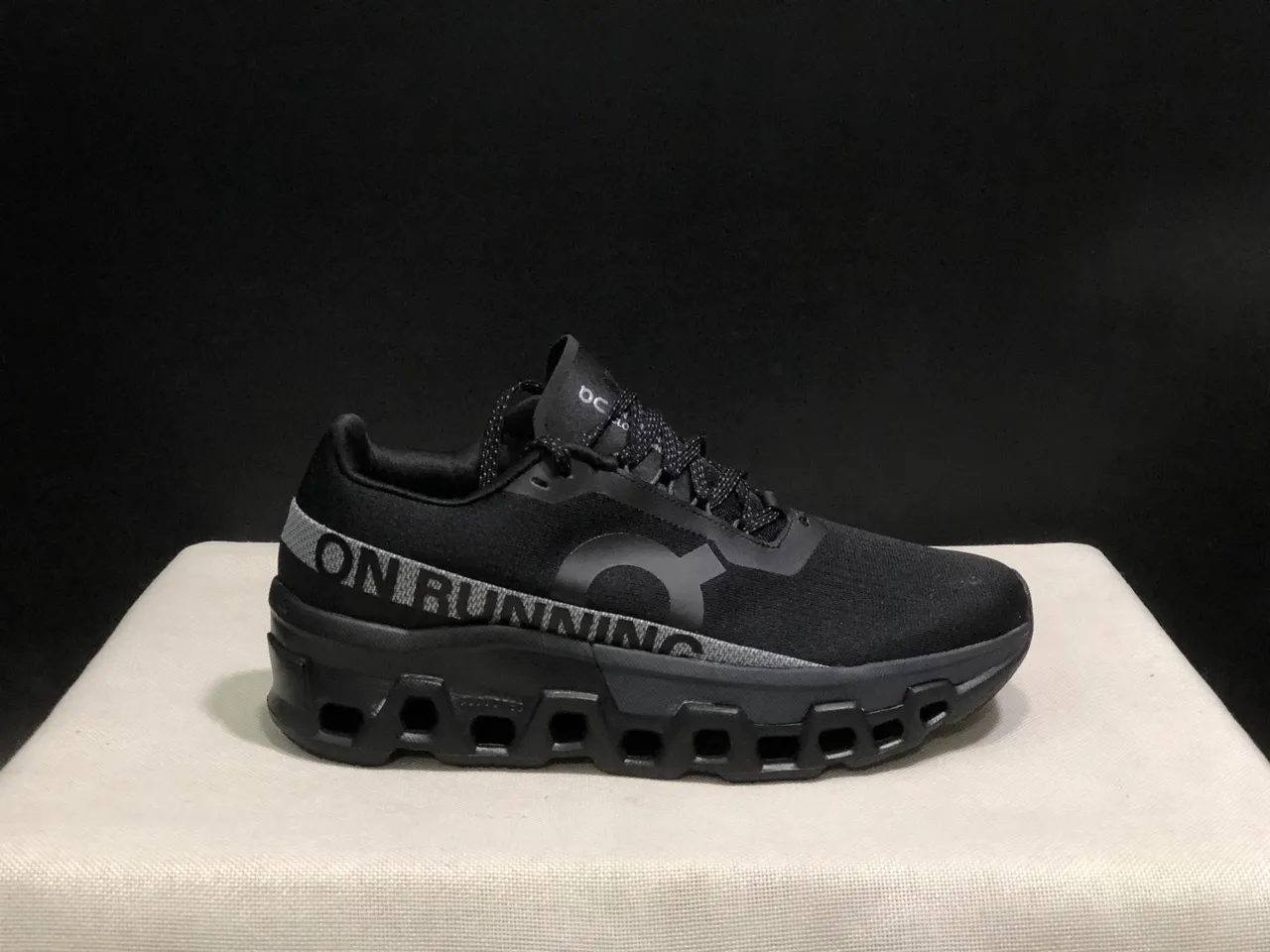 On Cloudmonster Black Running Shoes 13