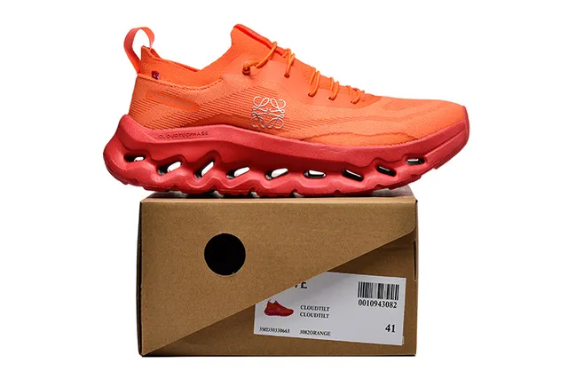 On Cloudmonster Orange Running Shoes 5