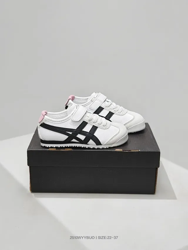 Onitsuka Tiger Mexico 66 सफेद काला लाइफस्टाइल स्नीकर 3