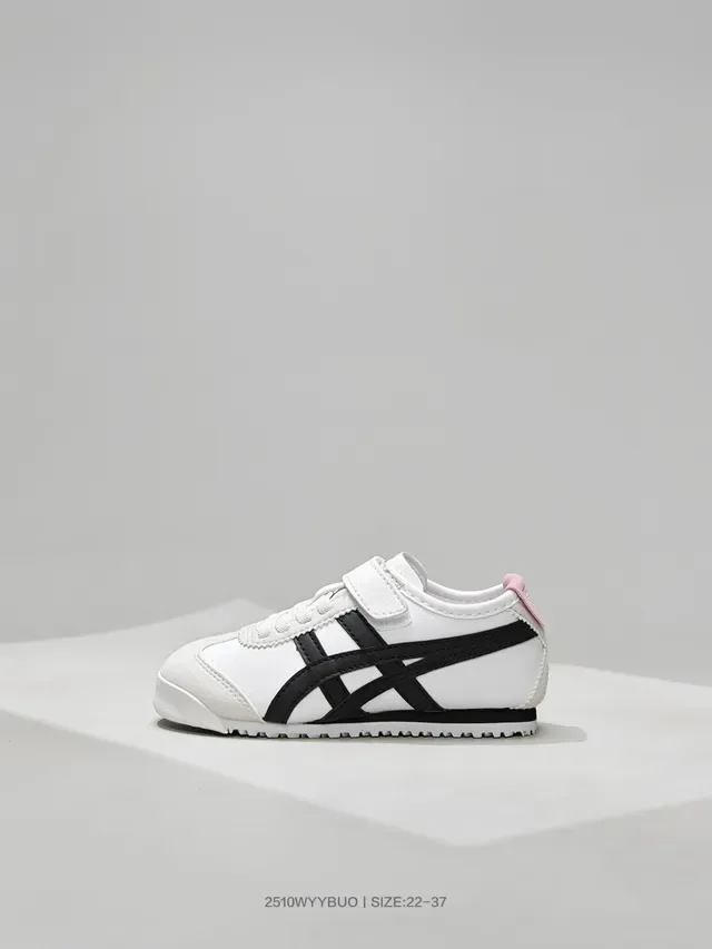 Onitsuka Tiger Mexico 66 सफेद काला लाइफस्टाइल स्नीकर 14