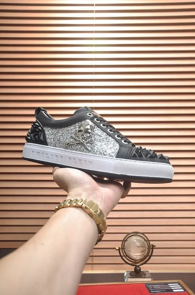 Philipp Plein চুভন্ত খুলি ঝলমলে জীবনযাপন জুতো 2