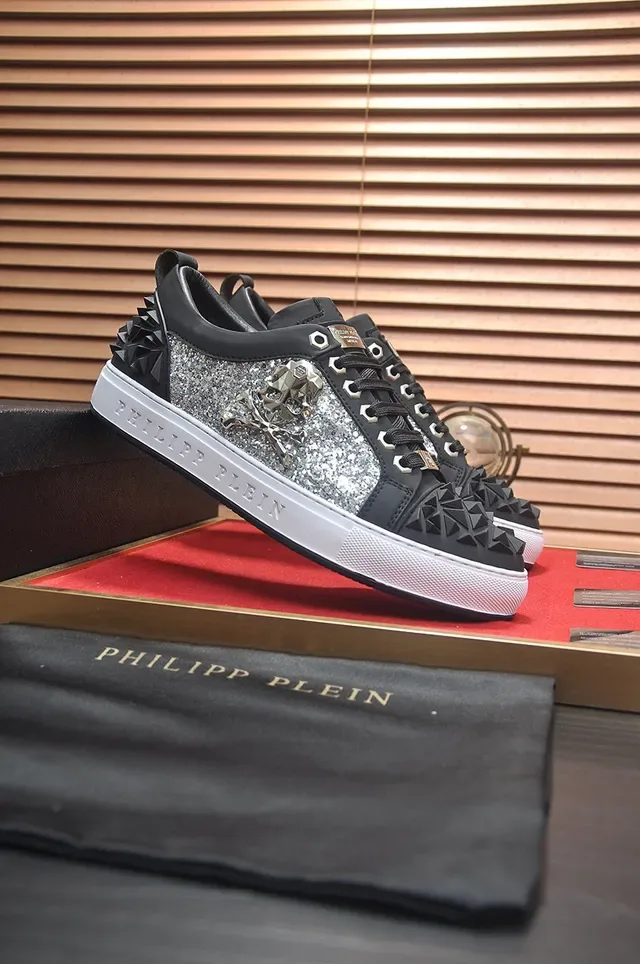 Philipp Plein চুভন্ত খুলি ঝলমলে জীবনযাপন জুতো 4