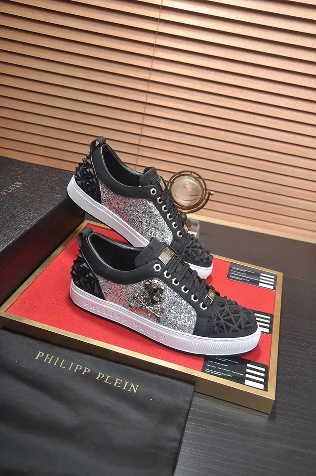 Philipp Plein চুভন্ত খুলি ঝলমলে জীবনযাপন জুতো 6