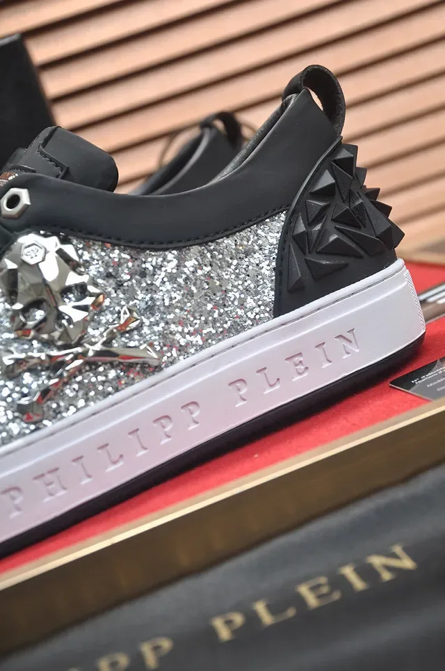 Philipp Plein চুভন্ত খুলি ঝলমলে জীবনযাপন জুতো 9