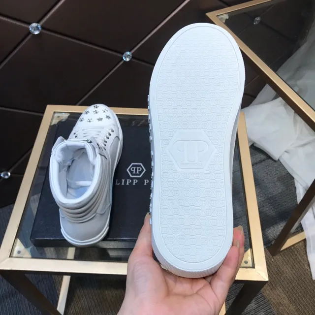 Philipp Plein Studded Skull High-Top Lifestyle Sneakers 3