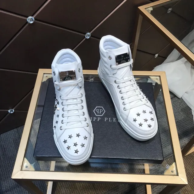 Philipp Plein Studded Skull High-Top Lifestyle Sneakers 6