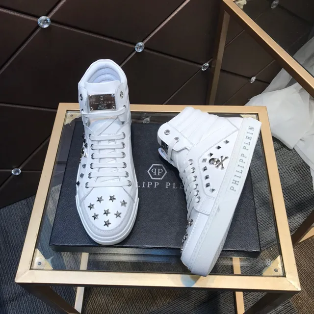 Philipp Plein Studded Skull High-Top Lifestyle Sneakers 7