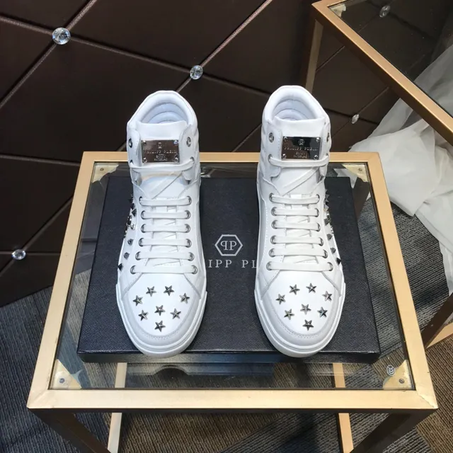 Philipp Plein Studded Skull High-Top Lifestyle Sneakers 9