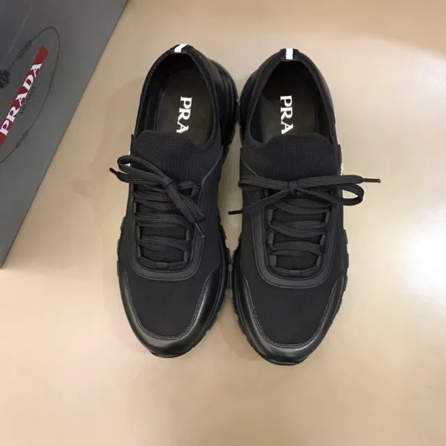 Prada Cloudbust Black Knit Upper Chunky Sneaker 9