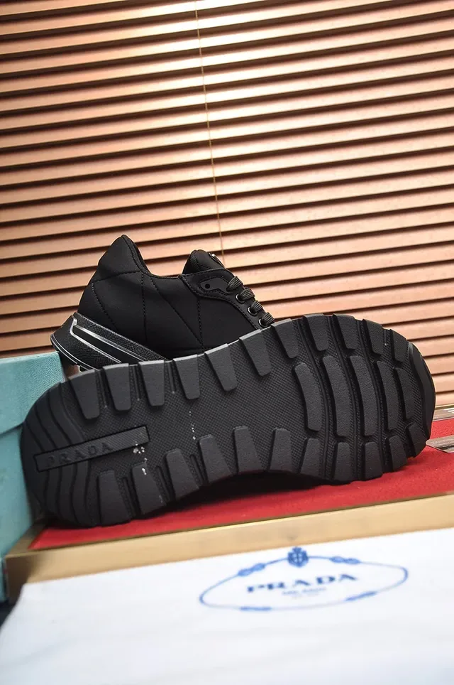 Prada Cloudbust Black Quilted Lifestyle Sneakers 6