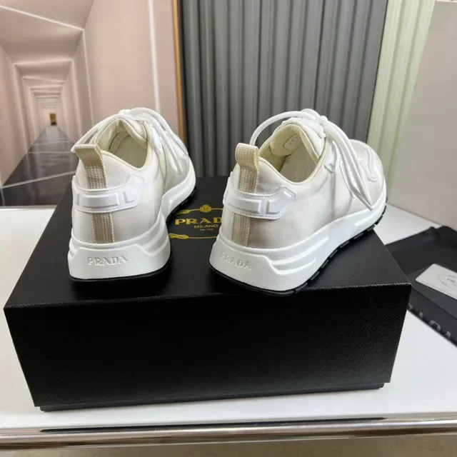 Prada Cloudbust Off-White Textile Lifestyle Sneakers 7