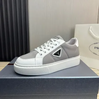 Prada Cloudbust Two-Tone Gray and White Lifestyle Sneakers