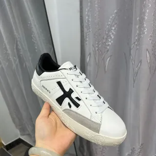 Premiata Riviera White Black Gray Lifestyle Sneakers