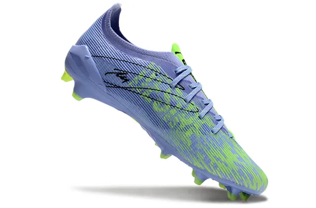 Puma Future Z 1.1 1999 lavande-bleu vert citron terrain ferme chaussures de football 2