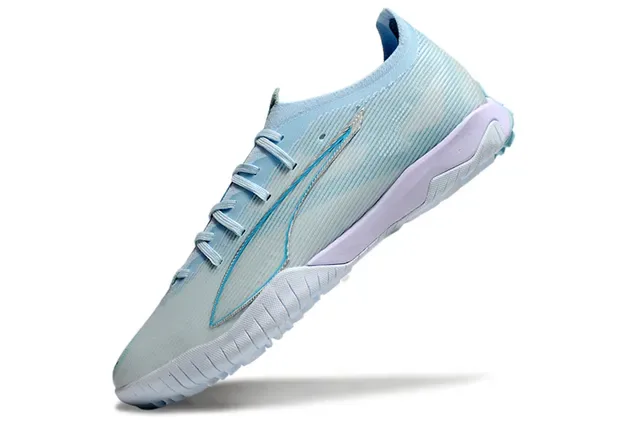Puma Future Z Blue Purple Engineered Knit Upper Asymmetrical Lacing Sneakers 3
