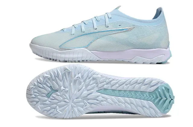 Puma Future Z Blue Purple Engineered Knit Upper Asymmetrical Lacing Sneakers 6