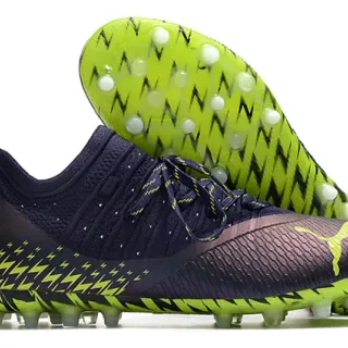 Puma Future Z Navy Green 针织袜套鞋面 钉地足球鞋
