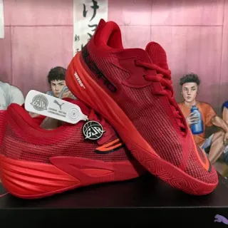 Puma Nitro Pro লাল কালো কমলা বাস্কেটবল জুতো