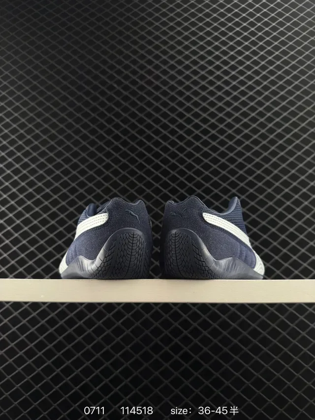 Puma Speedcat OG Navy and Silver Lifestyle Sneakers 4