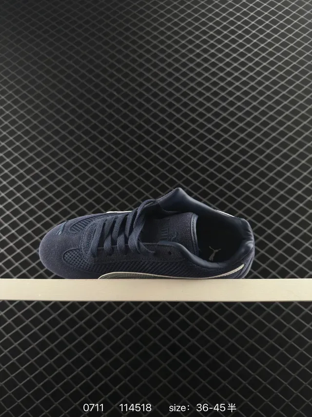 Puma Speedcat OG Navy and Silver Lifestyle Sneakers 5