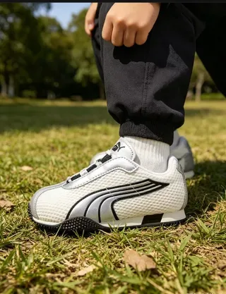 Puma Speedcat 白银黑 儿童生活方式运动鞋 12